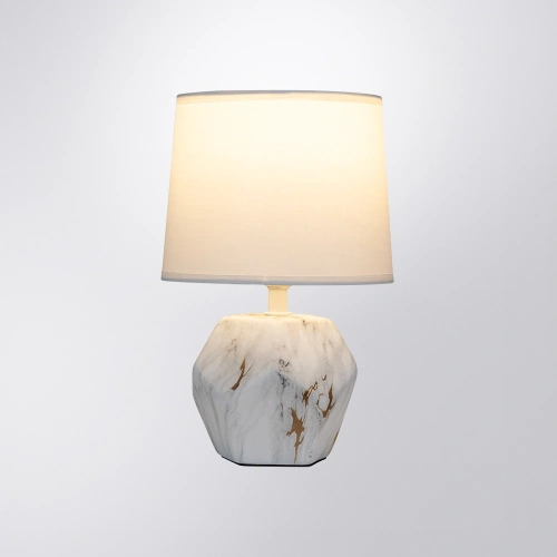 Декоративная настольная лампа Arte Lamp ZIBAL A5005LT-1WH фото 2 Декоративная настольная лампа Arte Lamp ZIBAL A5005LT-1WH фото 2