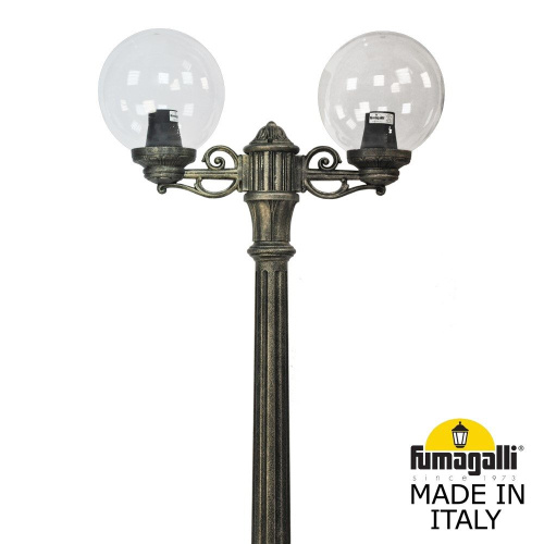 Fumagalli Садово-парковый фонарь FUMAGALLI ARTU BISSO/G250 2L G25.158.S20.BXE27 фото 2 Fumagalli Садово-парковый фонарь FUMAGALLI ARTU BISSO/G250 2L G25.158.S20.BXE27 фото 2
