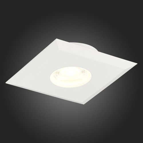 ST204.508.01 Св-к встр. Белый GU10 1*50W  L94xW94xH25 220V Без ламп Встраиваемые светильники фото 3