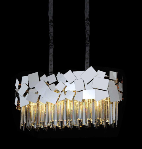 Люстра подвесная Alfa Light F4024-09 800*350mm CH E14*12 Люстра подвесная Alfa Light F4024-09 800*350mm CH E14*12