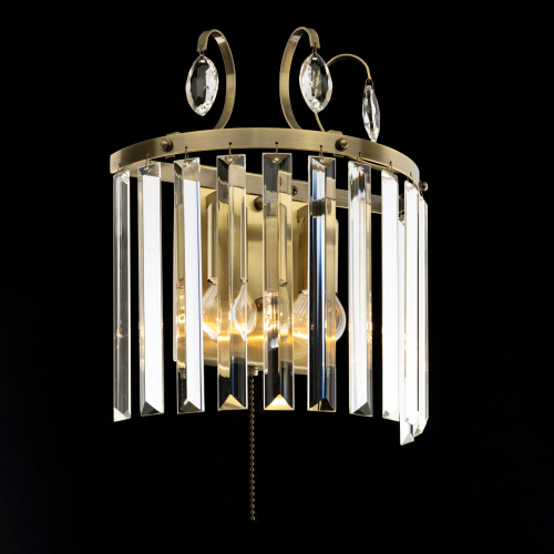 Citilux Инга CL335323 Бра хрустальное с выключателем Бронза фото 11 Citilux Инга CL335323 Бра хрустальное с выключателем Бронза фото 11