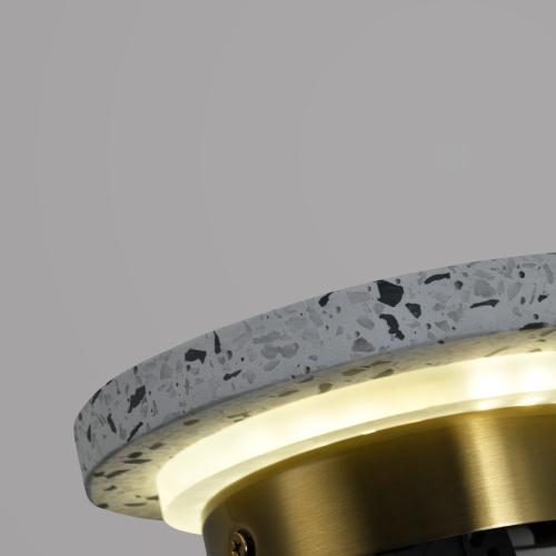 Светильник настенный из камня белый LED 3Вт D15см Zortes Terrazzo ZRS.1878.08 фото 10 Светильник настенный из камня белый LED 3Вт D15см Zortes Terrazzo ZRS.1878.08 фото 10