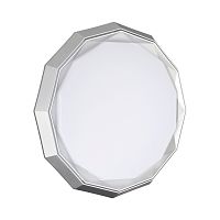 7671/DLN COLOR SN 000 Светильник пластик/белый/хром LED 48Вт 3000/4000/6000К D435 IP43 CCT VAXIN
