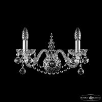 Бра хрустальные 1411B/2/160 Ni Balls Bohemia Ivele Crystal (Богемия Ивеле Кристалл)