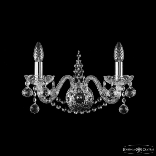 Бра хрустальные 1411B/2/160 Ni Balls Bohemia Ivele Crystal (Богемия Ивеле Кристалл) Бра хрустальные 1411B/2/160 Ni Balls Bohemia Ivele Crystal (Богемия Ивеле Кристалл)