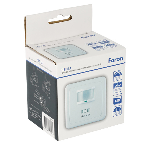 Датчик движения и освещенности 1200W 12m 140° белый, SEN1A/LX2000 фото 7