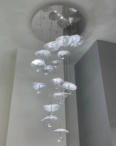 Люстра X-8827P/19 silver фото 3