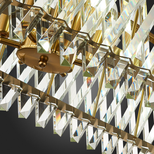 SL1170.303.12 Светильник подвесной ST-Luce Латунь/Прозрачный E14 12*40W FABIO фото 2