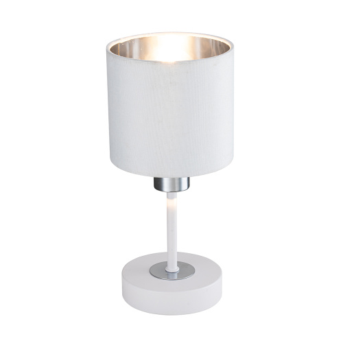 Настольный светильник Escada 1109/1 E14*40W White/Silver фото 4 Настольный светильник Escada 1109/1 E14*40W White/Silver фото 4