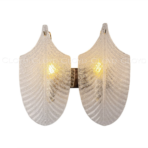 Бра Cloyd BONGA-A W2 / выс. 29 см - золото - прозрачн. стекло (арт.20438) фото 4