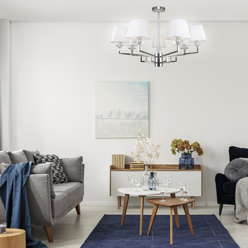 Светильник на штанге Escada 10161/7PL E14*40W Nickel фото 2