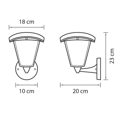 Уличный настенный светодиодный светильник Lightstar Lampione 375670 фото 2