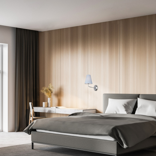 Настенный светильник Escada 2111/1A E14*40W Chrome фото 2 Настенный светильник Escada 2111/1A E14*40W Chrome фото 2