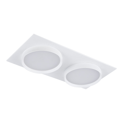 ST258.508.02 Св-к встр. Белый GX53 2*50W IP20 L220xW109xH43 220V Без ламп Встраиваемые светильники фото 2