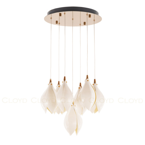 Люстра Cloyd MANGRA C7 / Ø39 см - керамика - золото (арт.10957) Люстра Cloyd MANGRA C7 / Ø39 см - керамика - золото (арт.10957)