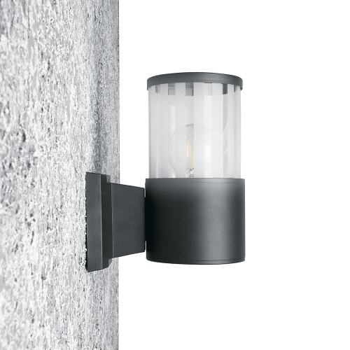 Светильник садово-парковый Feron DH0901, на стену вверх,E27 230V, черный фото 7