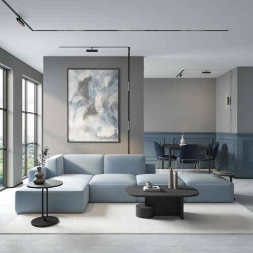 DK8002-CONN-BK Трековый светильник-коннектор SMART GRILL, IP20, 18W, DIM, 3000K-6000K, черный фото 3 DK8002-CONN-BK Трековый светильник-коннектор SMART GRILL, IP20, 18W, DIM, 3000K-6000K, черный фото 3