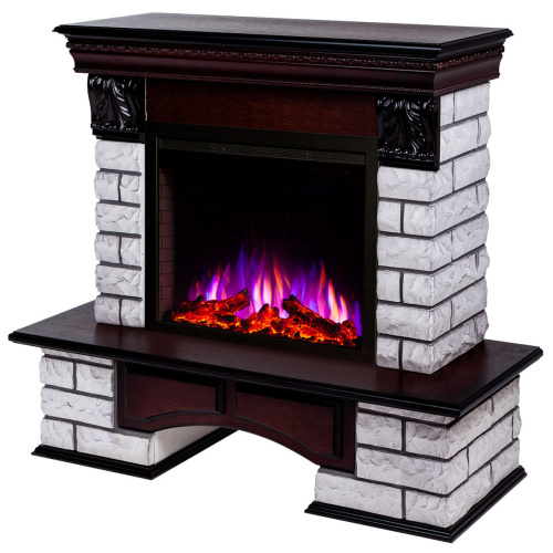 Электрокамин RealFlame Country Lux Rock AO античный дуб с очагом Saphir 25,5 фото 4 Электрокамин RealFlame Country Lux Rock AO античный дуб с очагом Saphir 25,5 фото 4