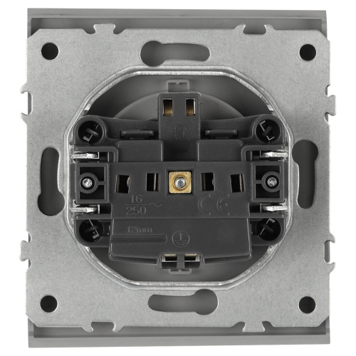 Розетка ЭРА Arktik 16-2101-03 с заземлением 2P+E Schuko 16А-250В алюминий Б0070416 фото 4 Розетка ЭРА Arktik 16-2101-03 с заземлением 2P+E Schuko 16А-250В алюминий Б0070416 фото 4