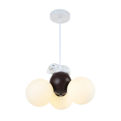 Подвесной светильник Escada 1103/3S G9*40W White/Brown Подвесной светильник Escada 1103/3S G9*40W White/Brown