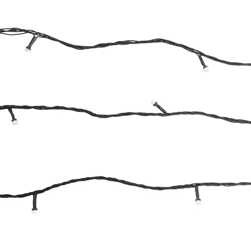 Светодиодная гирлянда на бобине Feron CL98 линейная 50м + 3м 230V 5000К, c питанием от сети, зеленый шнур фото 3