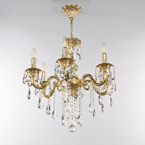 Люстра с хрустальными подвесками AL79101/6/175 B G Bohemia Ivele Crystal (Богемия Ивеле Кристалл) фото 5