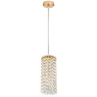 795322 Подвес CRISTALLO 1х40W G9 ЗОЛОТО