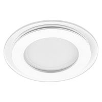 212010 Светильник ACRI CYL LED 6W 480LM БЕЛЫЙ/ПРОЗРАЧНЫЙ 3000K
