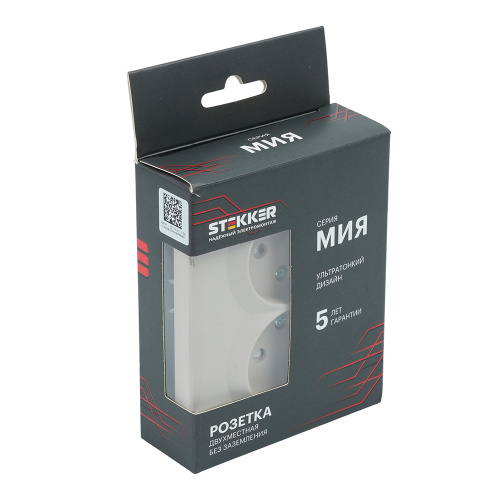 Розетка 2-местная с защитной шторкой (механизм), STEKKER, б/з, 250В, 16А, серия Мия, RST16-3109-01, белая магнолия фото 6 Розетка 2-местная с защитной шторкой (механизм), STEKKER, б/з, 250В, 16А, серия Мия, RST16-3109-01, белая магнолия фото 6