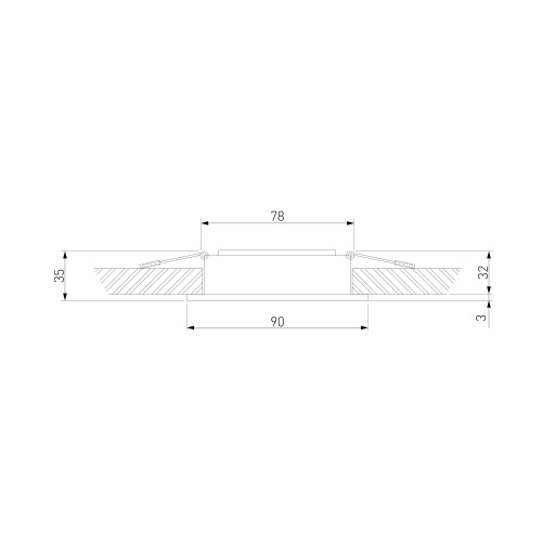 Светильник встраиваемый с антибликовой решеткой Tetro 10W 3000K белый IP44 15276/LED фото 5 Светильник встраиваемый с антибликовой решеткой Tetro 10W 3000K белый IP44 15276/LED фото 5