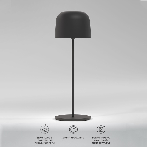 Компактный светодиодный настольный светильник Bitty чёрный IP54 TL70260 Компактный светодиодный настольный светильник Bitty чёрный IP54 TL70260