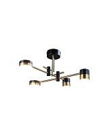 Люстра подвесная черная LED 40Вт D60см Zortes LUNAR ZRS.1805.04