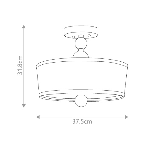 Потолочный светильник Hinkley Lighting, Арт. HK-ZELDA-SF-PN фото 6