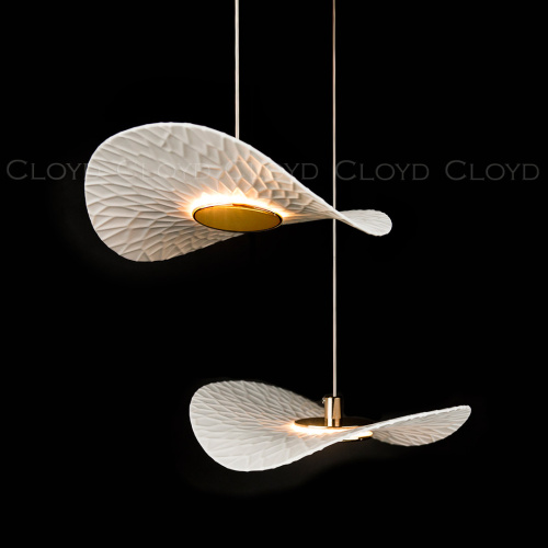 Подвесной светильник Cloyd FLOPPY P1 / Ø20 см - керамика - золото (арт.12501) фото 4 Подвесной светильник Cloyd FLOPPY P1 / Ø20 см - керамика - золото (арт.12501) фото 4
