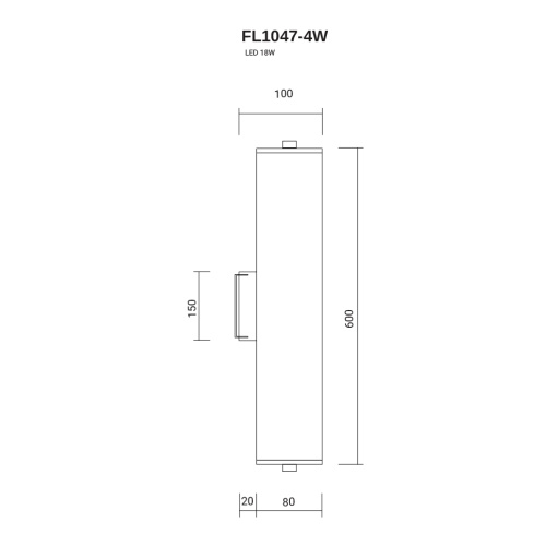 Бра Charme FL1047-4W фото 6
