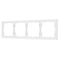 Рамка пластиковая Arlight FRM-NOBE-SFPL-4-WH 054223