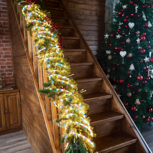 Светодиодная гирлянда Feron CL587 линейная Мини Дюралайт мультиколор с контроллером, 15м, c питанием от сети 220V фото 8