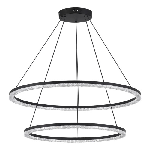 SL1018.403.02 Светильник подвесной ST-Luce черный/прозрачный LED 1*96W 4000K EUCLIDICS фото 5