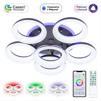 Потолочная светодиодная люстра Citilux Паркер Смарт CL225A165E