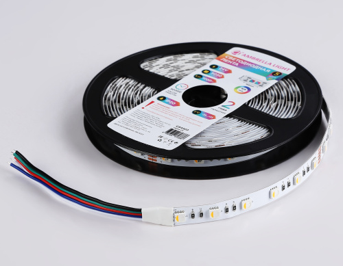 Светодиодная лента 24В 5050 60Led 10Вт/м Цветная RGB+W 4500K IP20 5м фото 12