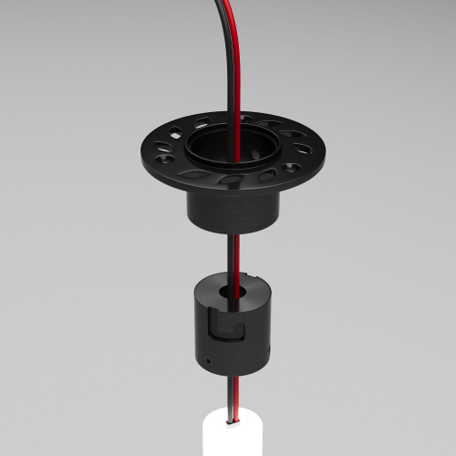 Встраиваемое крепление для круглого гибкого неона Full light черный FL 2860 фото 4