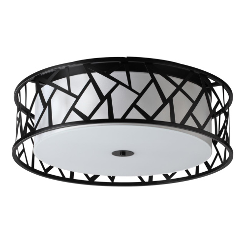 7700/60L AVRA LED SN 596 Светильник металл/ткань/стекло/белый/черный LED 60Вт 3000-6000K D600 IP20 пульт ДУ FABIANA фото 6 7700/60L AVRA LED SN 596 Светильник металл/ткань/стекло/белый/черный LED 60Вт 3000-6000K D600 IP20 пульт ДУ FABIANA фото 6