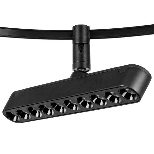 267537 Светильник 48V д/1-фазн трека DUE LED 10W 430LM 24G ЧЕРНЫЙ 3000K IP20 фото 2 267537 Светильник 48V д/1-фазн трека DUE LED 10W 430LM 24G ЧЕРНЫЙ 3000K IP20 фото 2