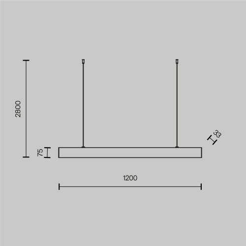 Подвесной светильник Technical P051PL-L40W4K фото 6