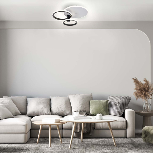 Потолочный светильник Escada 10213/2 LED*33+23W White/Black фото 2