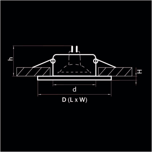 Встраиваемый светильник Lightstar Anello 002250 фото 2