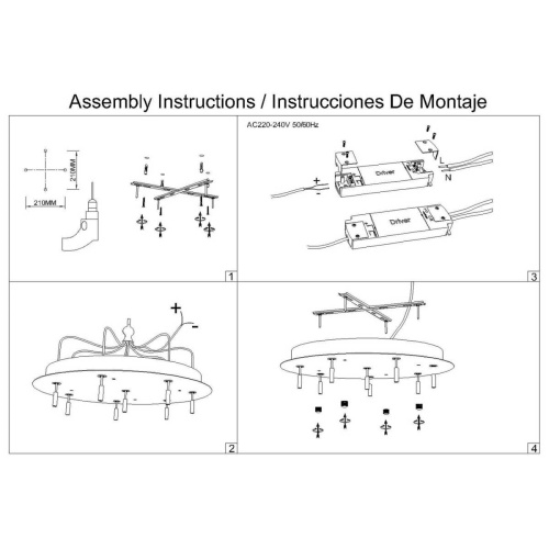 Потолочное основание Mantra Modular Light Florones 9366 фото 10
