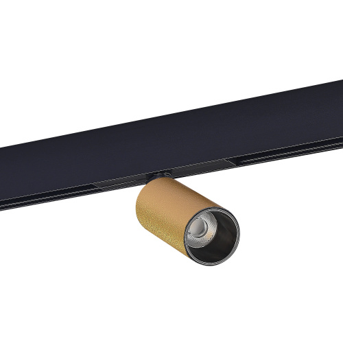 ST807.236.12 Магнитный трековый светильник Золотистый LED 1*12W 3000K 500Lm Ra>90 IP20 D50xH173 48VV SKYLINE 48 фото 3