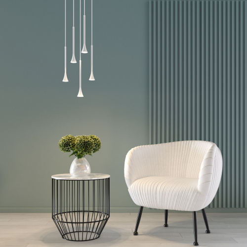 Светильник подвесной светодиодный Hall 5W 3000K белый 50314 LED фото 2 Светильник подвесной светодиодный Hall 5W 3000K белый 50314 LED фото 2