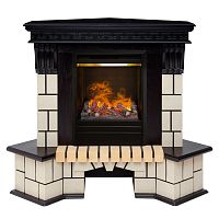 Электрокамин RealFlame Stone Corner STD AO античный дуб с очагом 3D Olympic